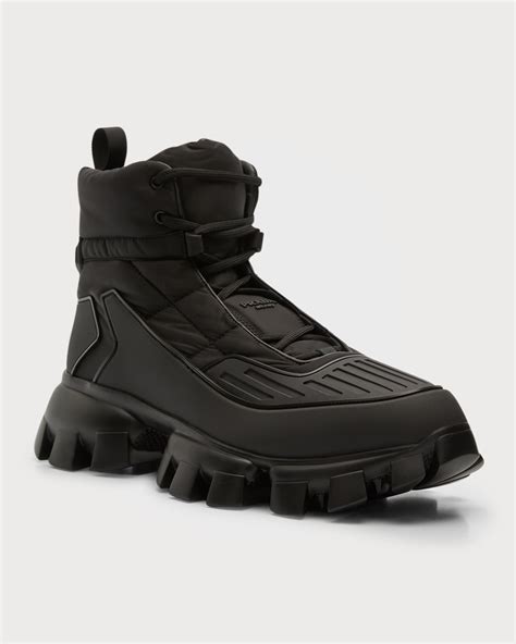 prada lug sole combat boots